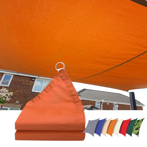 Voile d'ombrage imperméable 5x5m anti-UV pour terrasse et jardin