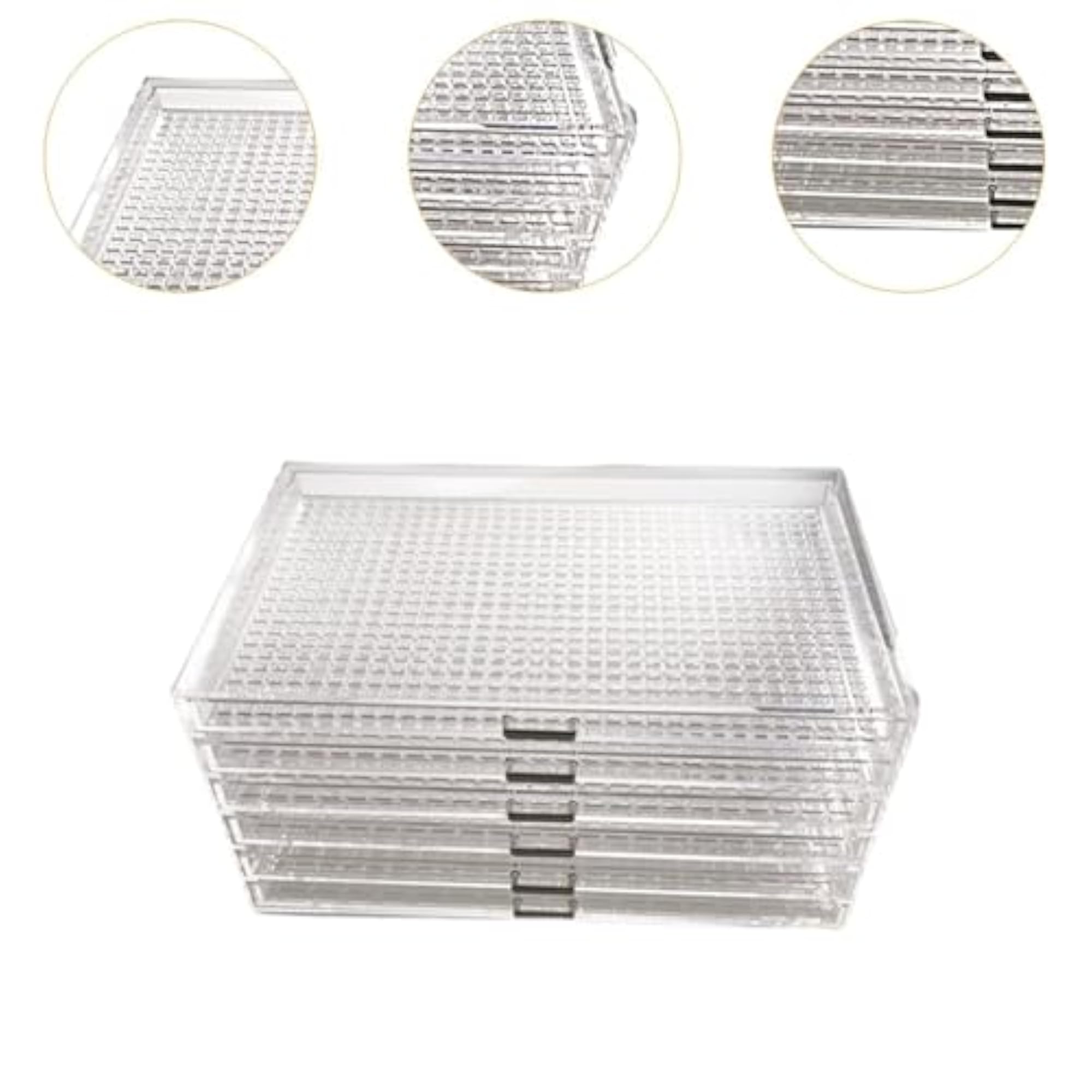 Nail Art Display Organizer Drawer for Rings and Accessories
