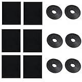 KAHDGSS Mosquiteras Protectoras Removibles para Ventanas Aplicación Adhesiva Adorno De Tela Resistente Desgarro para Adaptarse a Cualquier Tamaño 6 Piezas con Cinta Instalación De Mosquiteras Sin