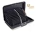 UTRAX 12 Slots Metal Cards Wallet Multi Pockets Aluminum Purse Credit Card Organizing Hard Case Holder for RFID Scan Protection (SILVER)