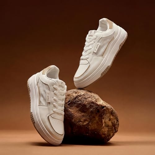 Image of YOHO UrbanDash Sneakers for Woman | Strong Grip, Cushioned Insoles | Comfortable & Stylish for Everyday Use Shoes for Woman /Girls /Ladies -0845