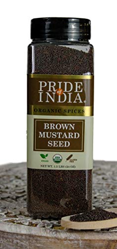 Organic Brown Mustard Seeds Whole - Pride Of India