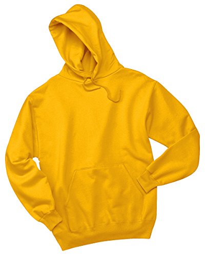 Jerzees Adult 8 oz. NuBlend® Fleece Pullover Hood M GOLD