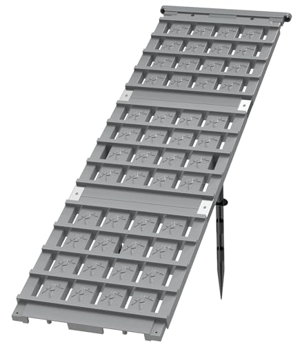 Chicken Coop Ramp for Coop: Chicken Ladder Ramp for Henhouse with Adjustable Angle and DIY Length - Chicken Roosting Steps for Leg Problem or Cannot Fly Chickens - Rot-Resistant & Waterproof
