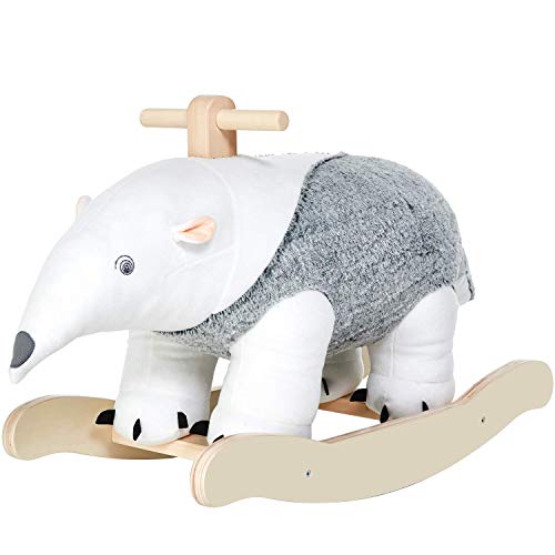 Caballito de Madera, Oso Hormiguero Caballo balancin, Caballos de Juguete para Niños, Caballito de Madera/Caballo Juguete/Caballo balancin Madera/Balancines Infantiles/Caballo balancin Bebe