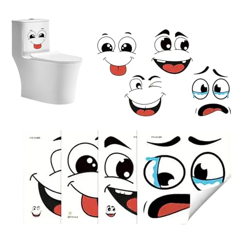 Adesivo da parete per frigorifero, decalcomanie adesive con espressioni divertenti,