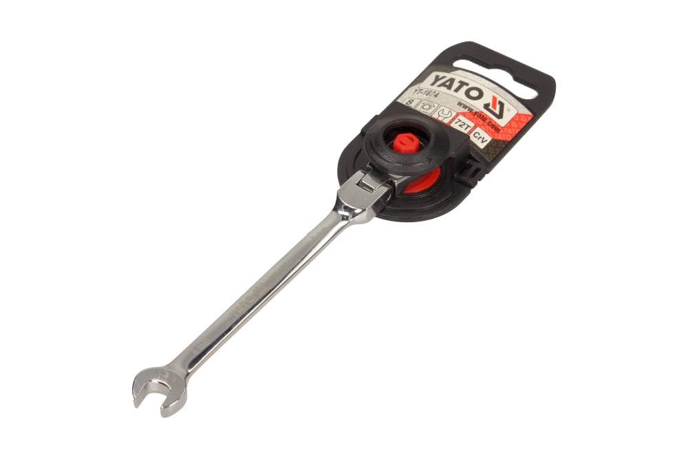 Yato Chrome Yt-1674 – Ratchet Flexible, A Combination Spanner 8 Mm