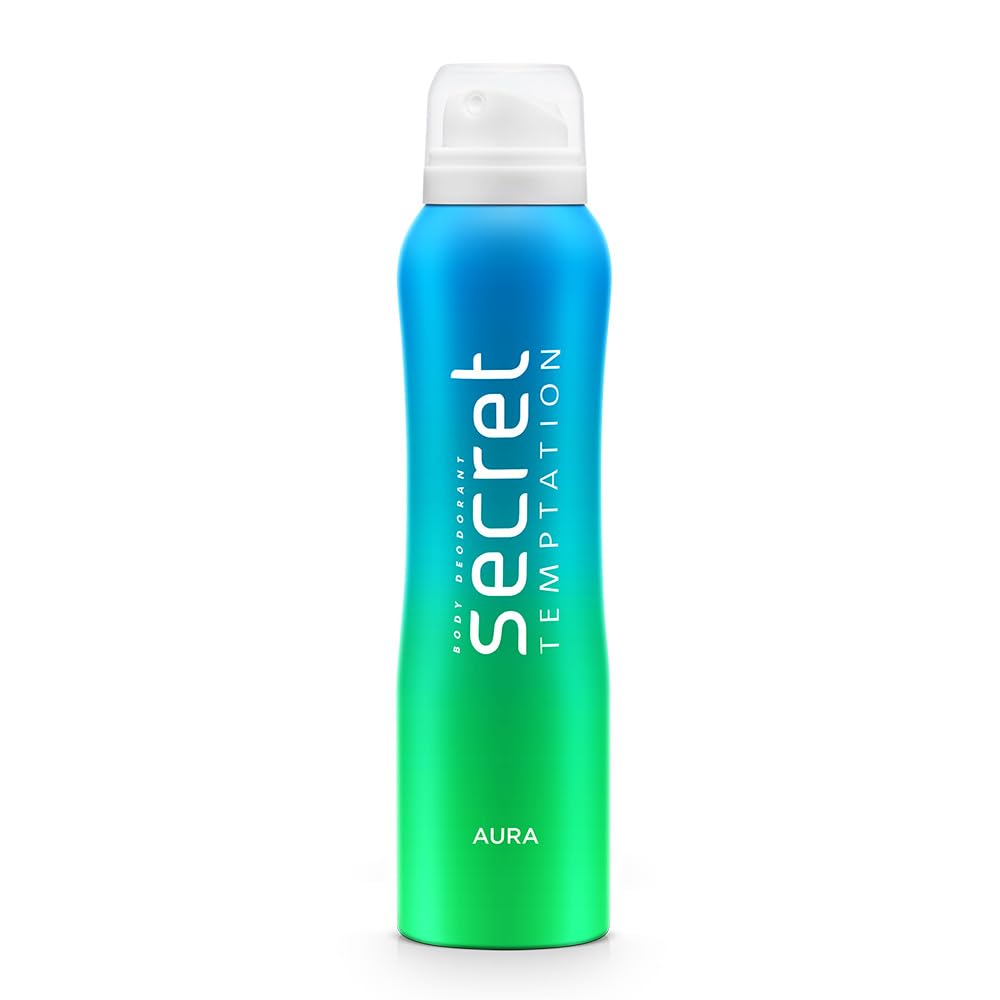 Secret Temptation Aura Deodorant for Women 150ml | Citrus Aquatic Fragrance | White Peach & Mandarin | Long-Lasting Freshness | Ideal Daytime Women’s Deo-image-3