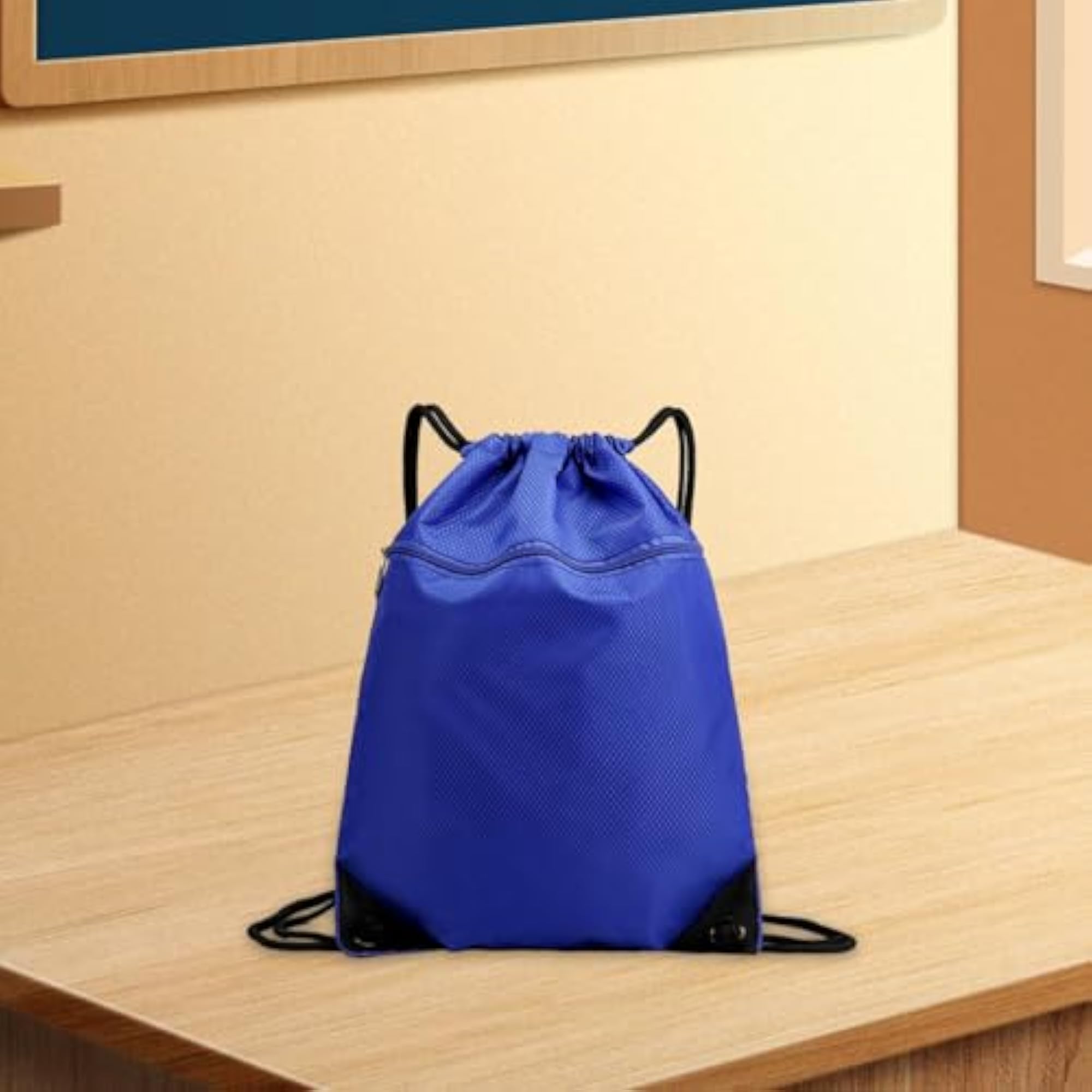Large Lightweight Drawstring Backpack for Casual Use
