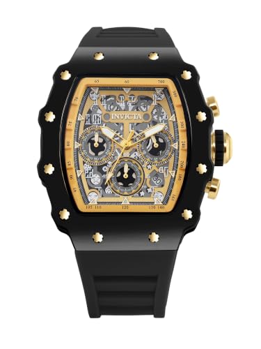 Image of Invicta Racing Quartz Gold Dial Analog Watch for Men - 69728