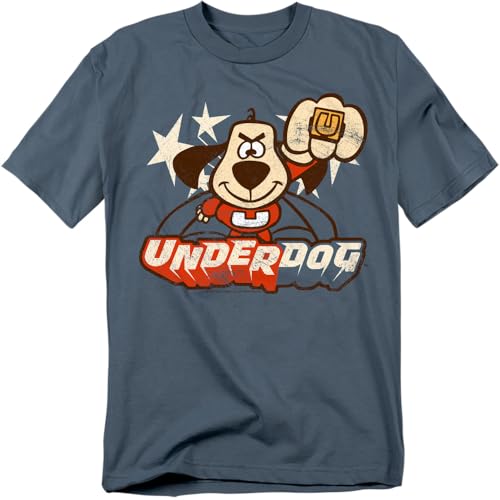 Popfunk Classic Underdog Flying Logo Retro Cartoon T Shirt & Stickers