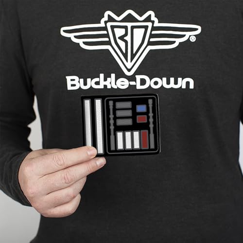 Buckle-Down Men's Bifold Wallet Star Wars Darth Vader, 4.0" x 3.5"3