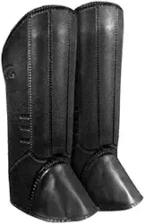 Caneleira de Proteção com 3 Talas, Perneira contra Picada de Cobra para Roçadeira, Preta