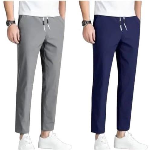 Track Pants for Mens || Joggers for Mens || Men's Sports Regular Fit Polyester Track Pant with Two Side Zipper Pockets (4L21 Pack of 2)-image-31