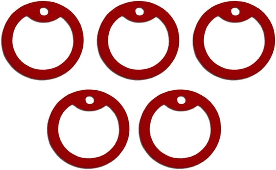 Bulk of 20 Red Dog Tag Silencers and Free Medical Emergency Card