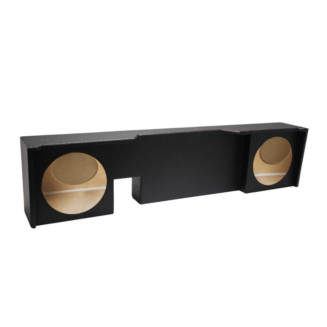 Bbox Dual Sealed 10 Inch Sprayliner Subwoofer Enclosure - Accu-Tuned Sealed Subwoofer Boxes & Enclosures - Subwoofer Box Audio Quality, Sound & Bass - Fits 2004 - 2008 Ford F150 Super Crew/Super Cab