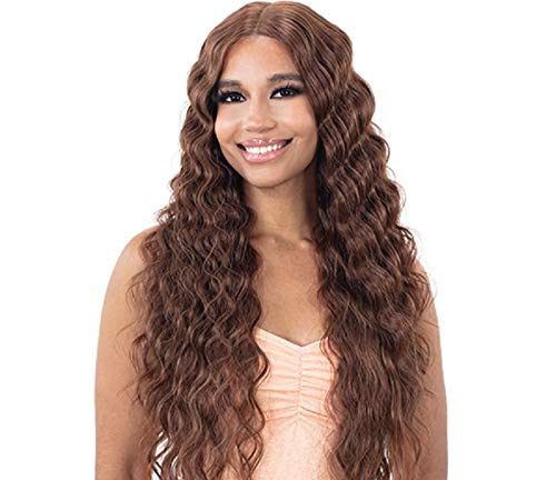 Mayde Beauty Synthetic 5 inch HD Lace Front Wig - DEEP CRIMP CURL (2 Dark Brown)