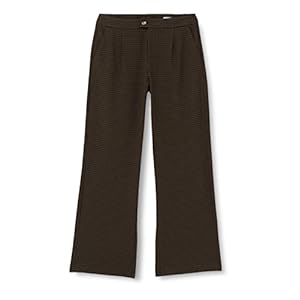 s.Oliver Damen Regular: Karierte Wide Leg-Hose