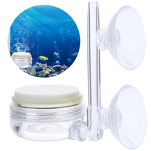 TIESOME-Aquarium-Air-Stone-Fish-Tank-Nano-Bubble-Stone-Kit-with-Control-Valve-Quiet-and-Suckers-Super-High-Dissolved-Oxygen-Diffuser-Makes-Super-Tiny-Bubbles-for-Fish-Tank-and-Hydroponic