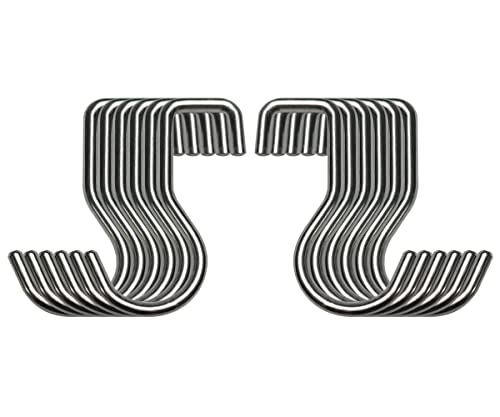 YIIYIIN 12 Pack Stainless Steel Hanging Hooks-Magnetic Knife Holder for