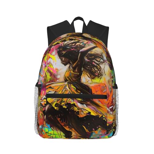 Sac à dos voyage musique ordinateur portable travail sac noir taille unique
