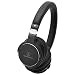 Audio-Technica ATH-SR5BTBK Bluetooth Wireless On-Ear High-Resolution Audio Headphones with Mic & Control, Black