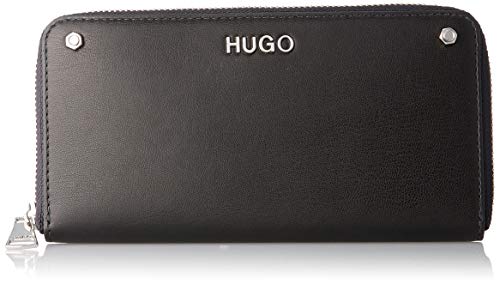 Preisvergleich Produktbild HUGO Damen Leyton Ziparound Geldbörse, Schwarz (Black), 6x10x19 cm