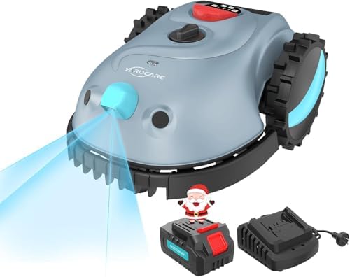 V100 Robot Cortacesped Electrico, Navegación Visual, Evitación de...