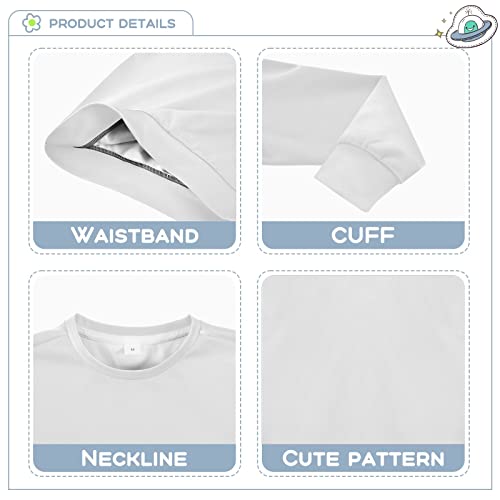 White Boy Girl Sweatshirt Toddler Crewneck Pullover Sweater Long Sleeve Fall Winter Clothes3