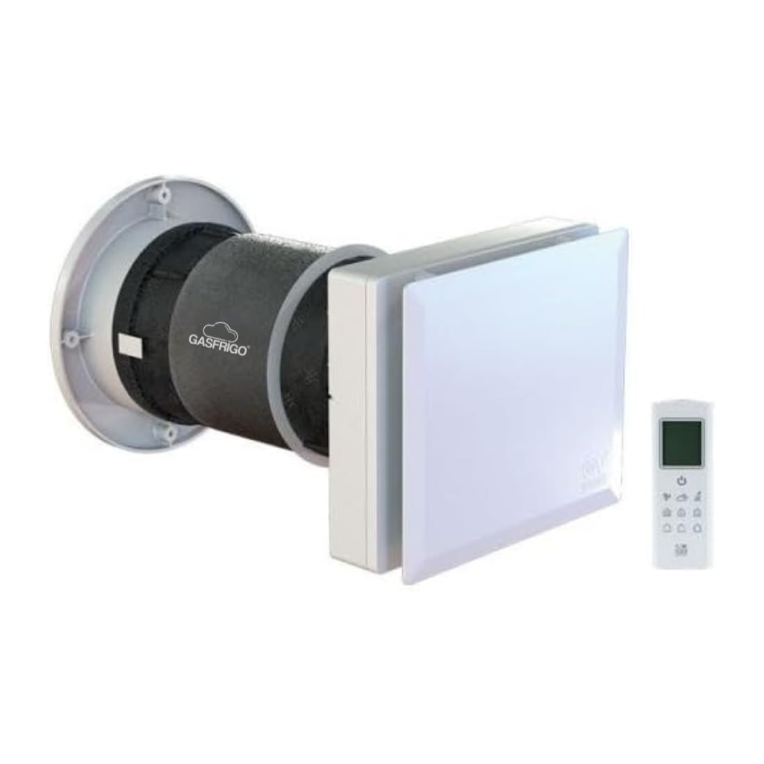 12437 HRW40 MONO EVO HCS recuperatore di calore, Ø160, ventilazione meccanica controllata con controllo umidità vmc modalità automatiche