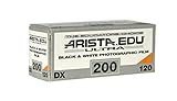 Arista EDU Ultra 200 ISO Black & White Photographic Film, 120 Size