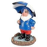 Hamburger SV HSV Gartenzwerg Zwerg ** Schietwetter **, ca. 10 x 10 x 16 cm, 100% Polyresin