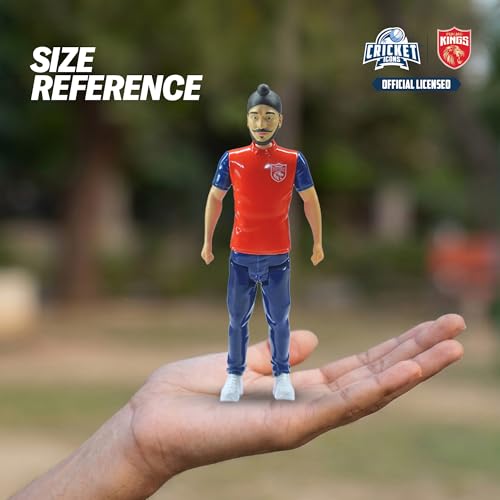 Image of Action Figure, IPL Edition 360 Rotatable Head, Cricket Player for Fans & Collectors (7 Inch Arshdeep Singh)