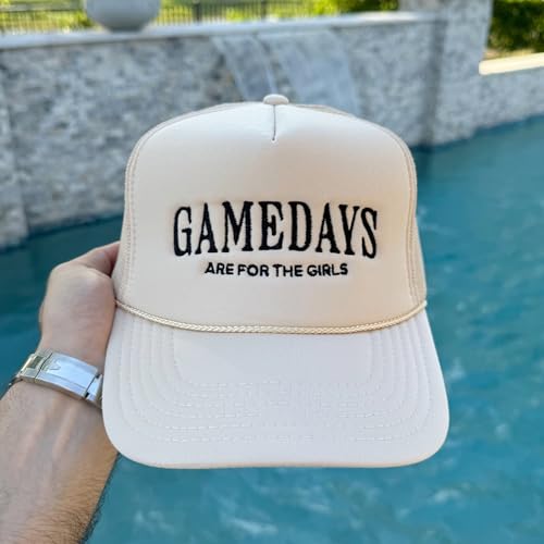 NACRE APPAREL Embroidered Trucker Hat Embroidery Design Trucker Hat Adjustable Baseball Hat3