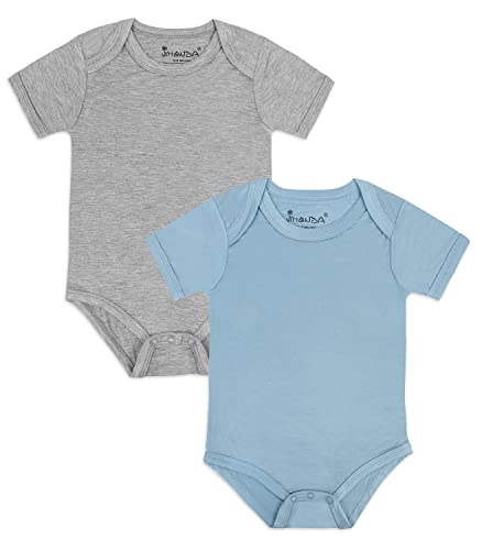 Image of Jimonda Baby Bodysuits Rayon from Bamboo Short Sleeve Baby Boys Girls Rompers Soft Outfits Newborn Clothes