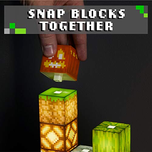 Lampada con blocchi Minecraft combinabili