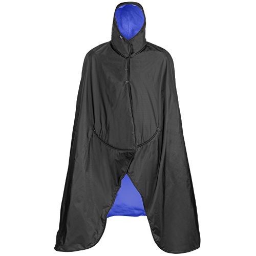 Mambe Extreme Weather 100% Waterproof/Windproof Hooded Blanket with Premium Stuff Sack