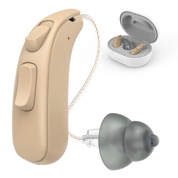 Image of Leo-Tune Slim True Hearing Aids for Seniors (Not just Amplifiers), Rechargeable Digital Hearing Aids with 16-Channel Superior Sound Noise Cancelling, 3 Hearing Modes with 1 year Warranty