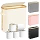 32L Toilettenpapieraufbewahrung, Badezimmer Aufbewahrungsbox mit Deckel, Stilvolle Aufbewahrungseinheit für Toilettenpapier, Bambus Toilettenpapierkorb mit Griff für Klopapierrolle (Beige)