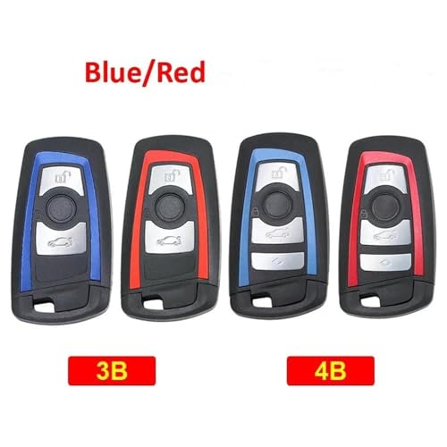 Coque clé compatible BMW Séries 3 5 7 protection télécommande 4 boutons