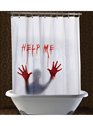 Preisvergleich Produktbild Guirca Fiestas GUI19773 - Help Me! Duschvorhang 180x180 cm