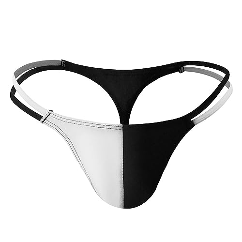 Men's Criss Cross Back Thong Men Thong Underwear Fashion G String Bikini Thongs Swimwear Men's Low Rise Underwear