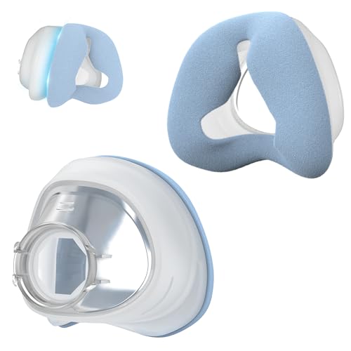 Upgraded Nasal Cushion for AirFit N20 Fabric Fused with Silicone Cushions for N20 Frame Secure Fit & Easy to Clean CPAP Supplies by MEDICOLOR 2PCS Medium