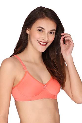 Image of VSTAR Janice Women's Cotton Non-Padded Wire Free Regular Bra | Moulded T-Shirt Bra