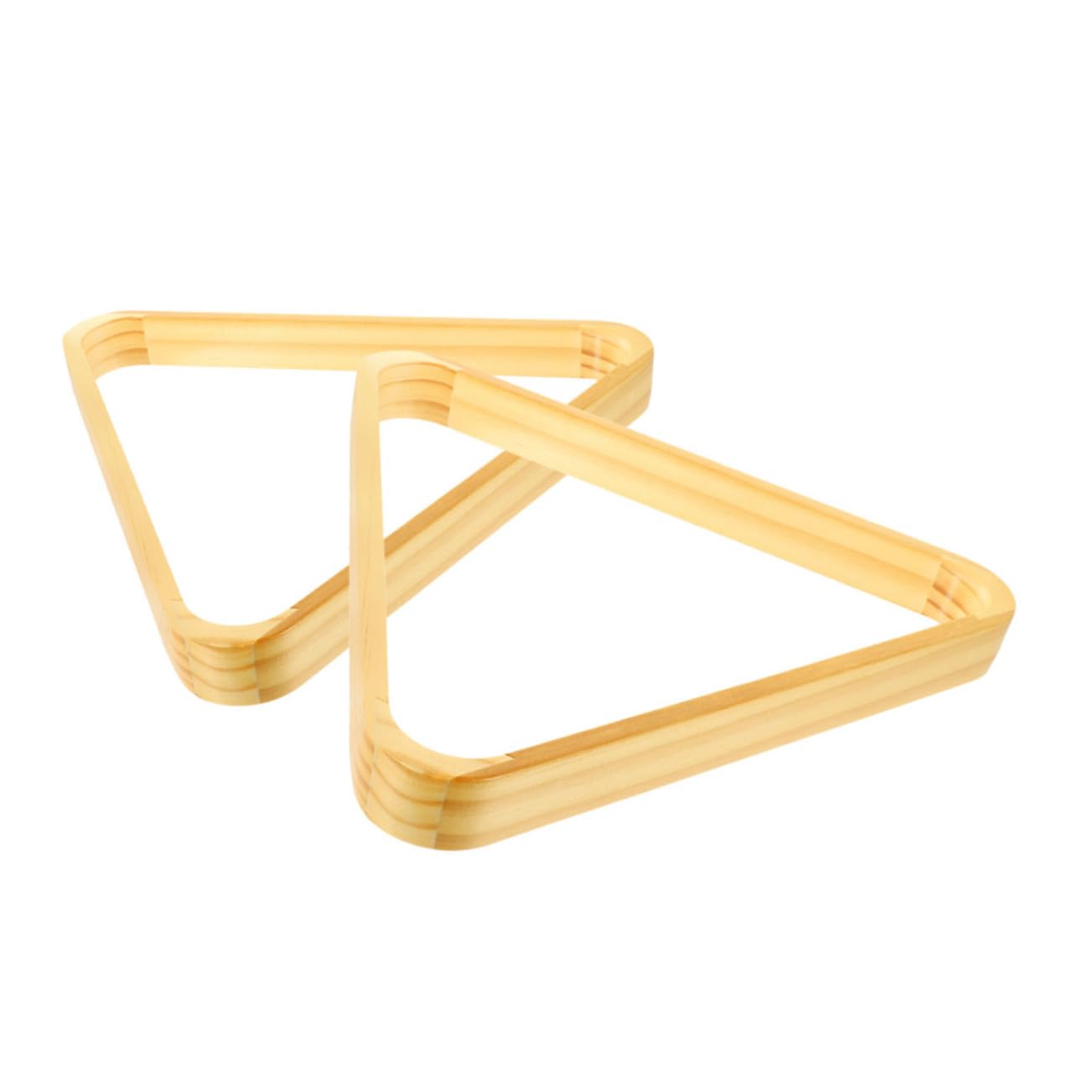 KOMBIUDA 2pcs Billiard Ball Rack Pool Triangle Holder for Snooker Balls Easy to Install Smooth Finish for Quick Setup and Optimal Game Arrangement Elegant Design for Pool Players