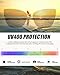 Joopin Oversized Cateye Sunglasses Fashion Cat Eye Sun Glasses UV Protection Trendy Becky Shades for Women Ladies Cute Sunnies (Black + Pink)