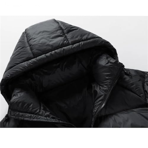 Winter Hooded Men's Down Jacket Fashion Warm Down Jacket Casual Winter Men's Thick Parka - Image 5