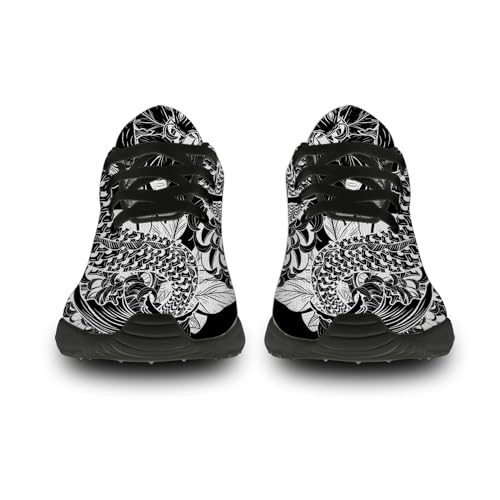 Generic Carp Print Shoes for Men Women Lightweight Comfort Running Tennis Walking Sneakers Gifts for Boyfriend Girlfriend3