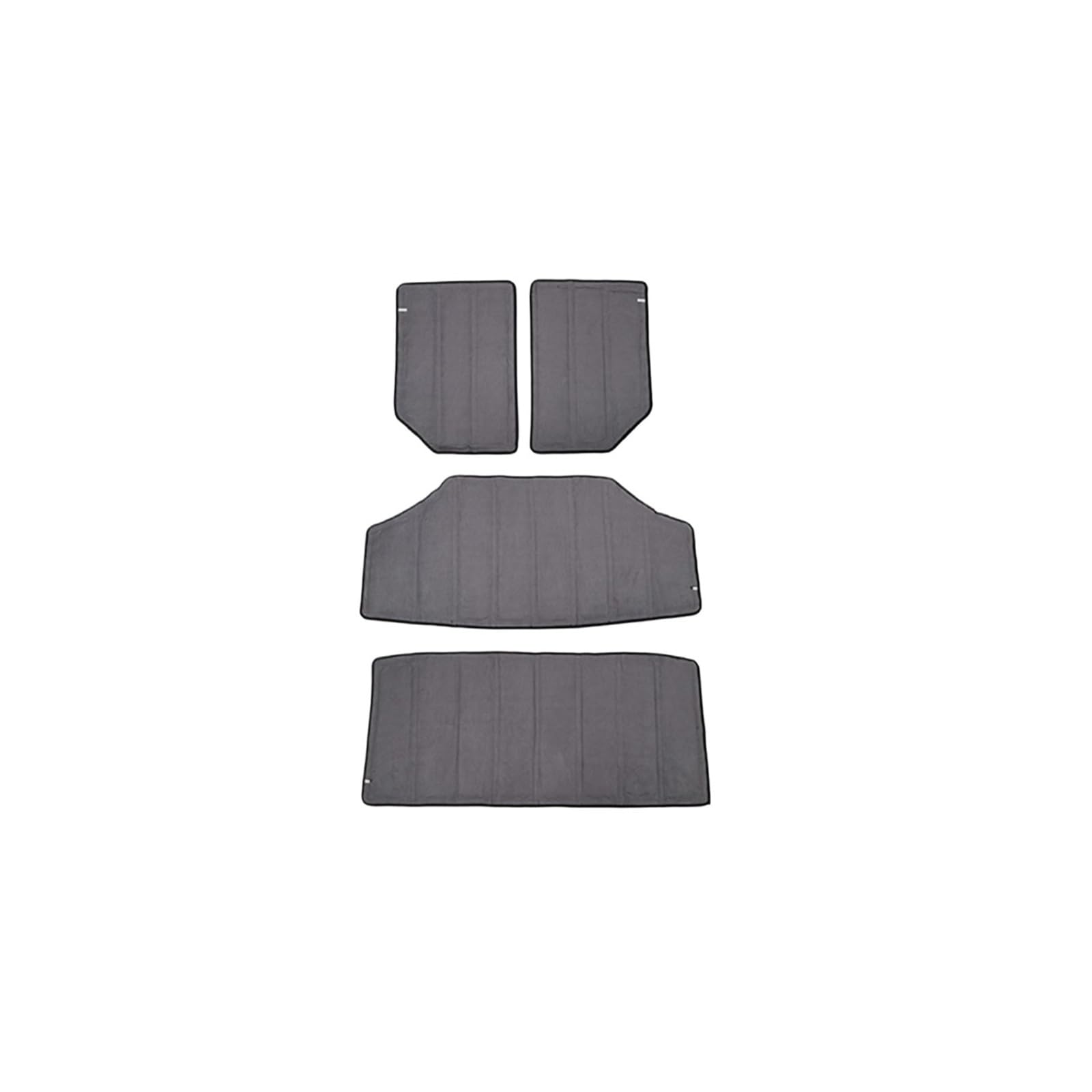 Pengshyzf 4-Door A Car Roof Window Insulation Sound Deadener Cotton Kit Heat Insulation Compatible With Jeep Wrangler Jk 2007-2017 2 Or 4-Door Version(4-Door A)