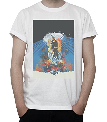 DreamGirl James Bond Diamonds Are Forever Movie Poster Mens T-Shirt XX-Large